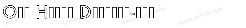 Out House Display字体转换